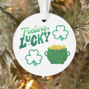 Feeling Lucky on an Ornament