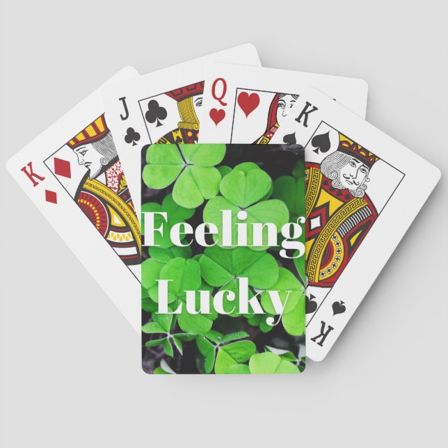 Feeling Lucky Playing Cards (Back)