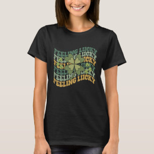 Feeling Lucky Smile Face St Patrick Day T-Shirt
