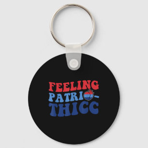 Feeling Patrio-thicc Independence Day Keychain