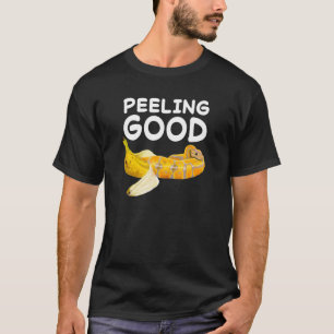 Feeling Peeling Good Banana Ball Python Snake Rept T-Shirt