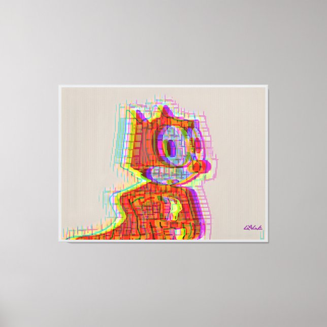 Feeling Phelix Canvas Print (Front)