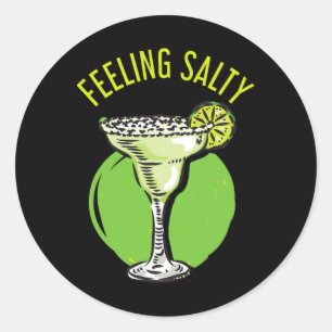 Feeling Salty Cinco De Mayo Classic Round Sticker
