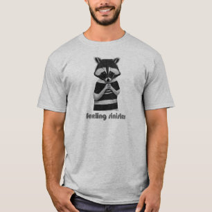 Feeling Sinister Funny Raccoon T-Shirt