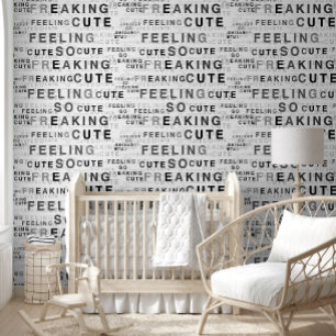 Feeling So Freaking Cute Text Design Wallpaper
