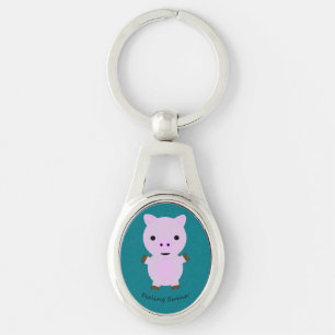 Feeling Swine Pig Keychain