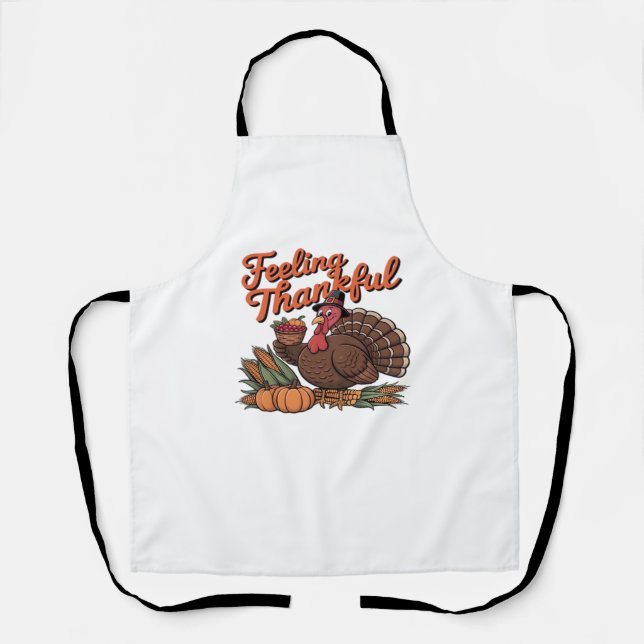 Feeling thankful Classic T-Shirt Apron (Front)