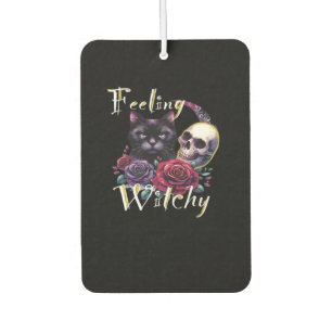 Feeling Witchy Black Cat Classic T-Shirt Air Freshener