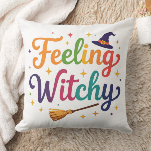 Feeling Witchy Throw Pillow
