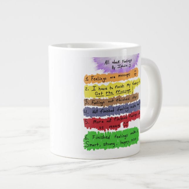 Feelings are Messages Mug (Front Right)