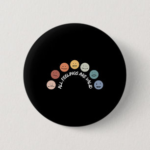 Feelings Are Valid Mental Health Awareness Month E 2 Inch Round Button
