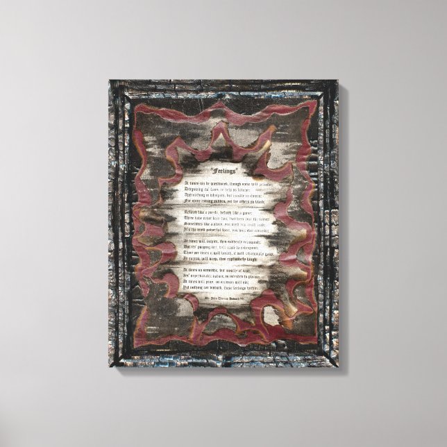 Feelings Canvas Print (Front)