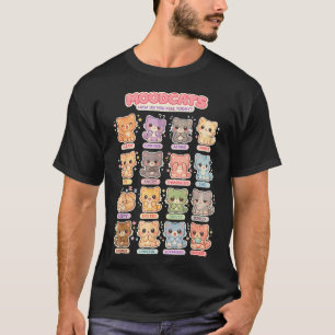 Feelings How Do You Feel Today Cute Cat Mood T-Shirt