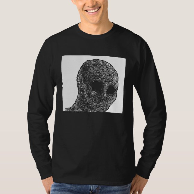Feels Guy Wojak Meme Doomer  1 T-Shirt (Front)
