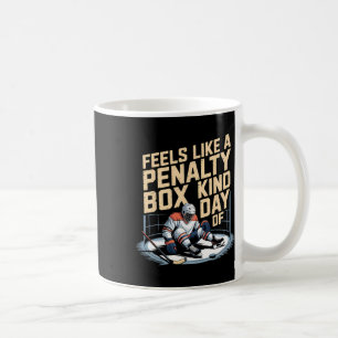 Feels Like A Penalty Box Kind Of Day Funny Hockey Coffee Mug