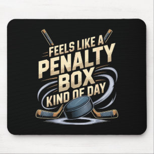 Feels Like A Penalty Box Kind Of Day Funny Hockey  Mouse Pad