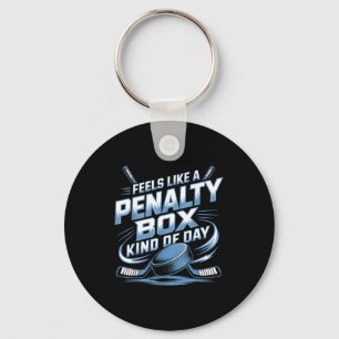 Feels Like A Penalty Box Kind Of Day  Keychain
