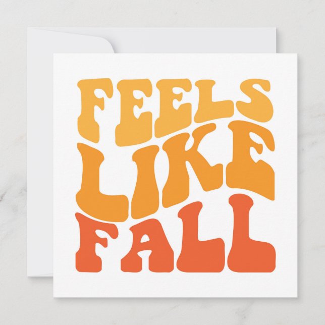 Feels Like Fall Card (Front)