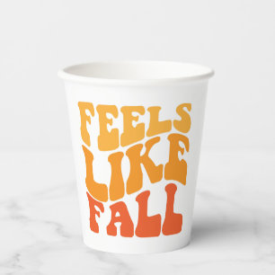 Feels Like Fall Paper Cups
