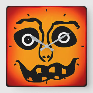 Feels Like Halloween Wall Clock by Julie Everhart