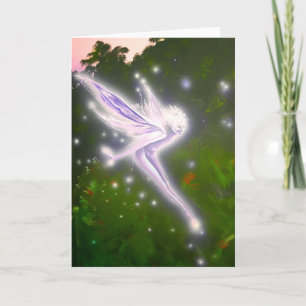 Féerie pourpre de Wisp - carte de voeux