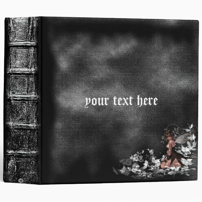 Féerie sombre Classeur gothique (Devant/Côté)