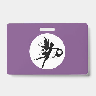 Fées de la pleine lune Badge en plastique - Horizo