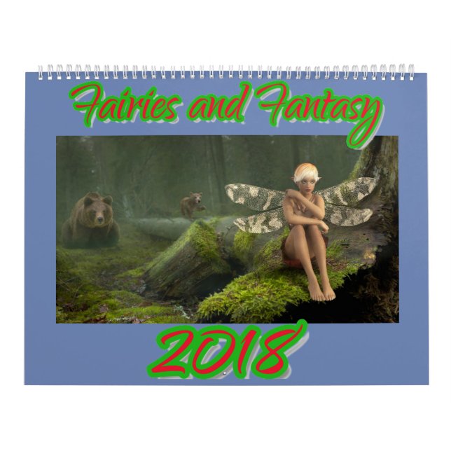 Fées et calendrier de l'imaginaire 2018 (Protection)