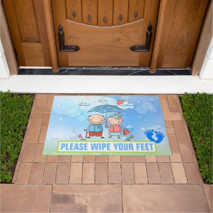 Feet-24" x 36" Door Mat