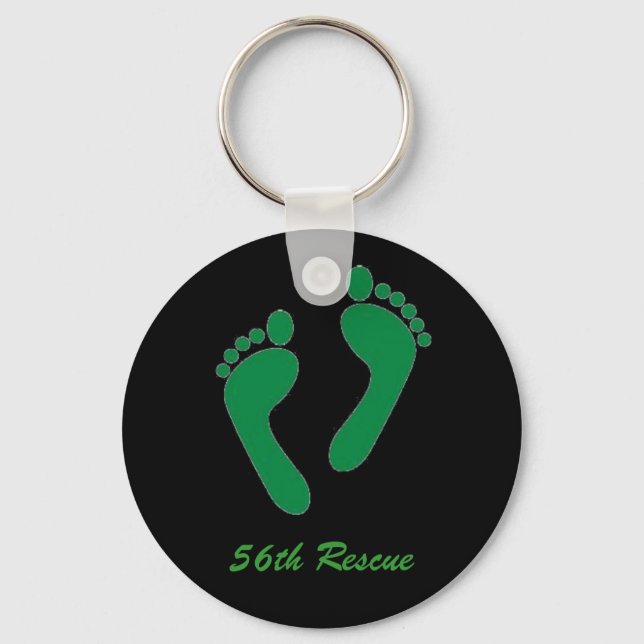 feet, 56th Rescue Keychain (Front)