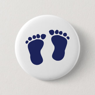 Feet - Baby 2 Inch Round Button