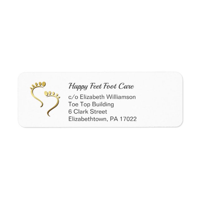 Feet Chiropodist Podiatrist Pedicure (Front)