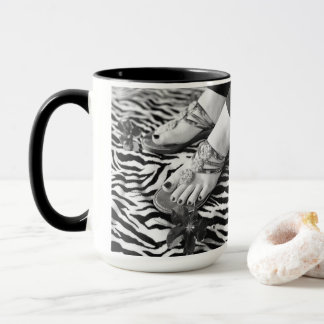 Feet coffee cup