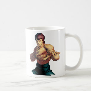 Fei Long Hands Raised Coffee Mug