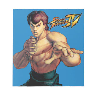 Fei Long Hands Raised Notepad