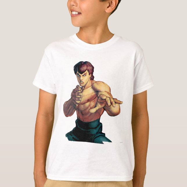 Fei Long Hands Raised T-Shirt (Front)