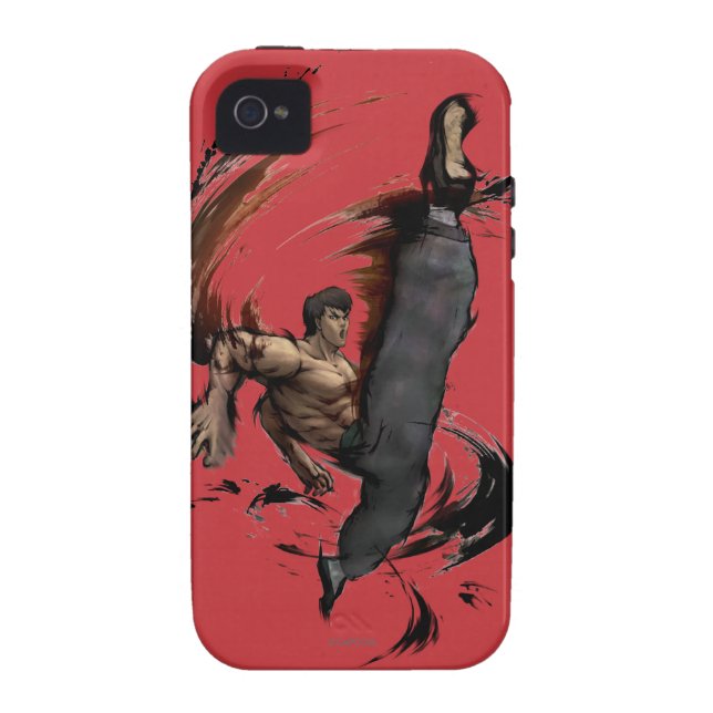 Fei Long High Kick Case-Mate iPhone Case (Back)