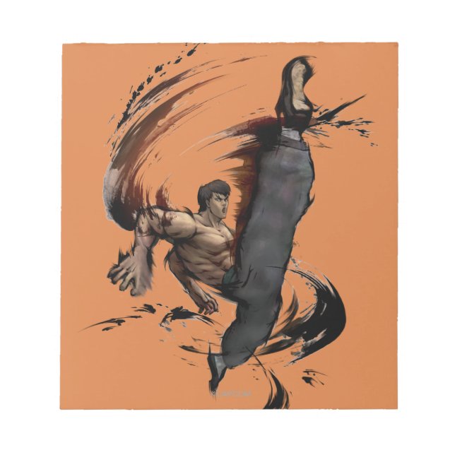 Fei Long High Kick Notepad (Front)