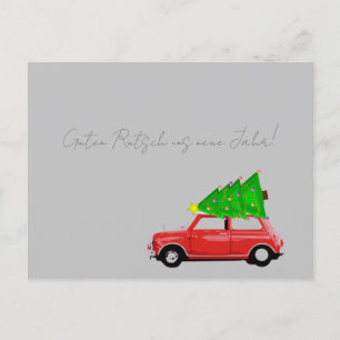 Feiertagspostkarte MINI COOPER Holiday Postcard