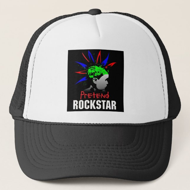 Feignez le casquette de camionneur de Rockstar (Devant)