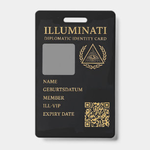 Feiler & Rothschild lluminati Diplomatic Identity Badge