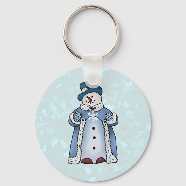 Feiner Schneemann  Keychain (Front)