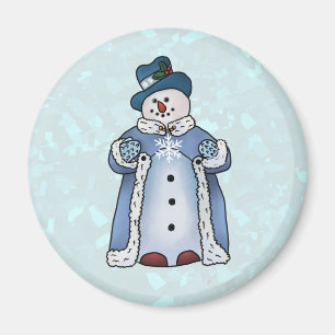 Feiner Schneemann Magnet