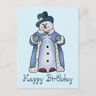 feiner Schneemann Postcard