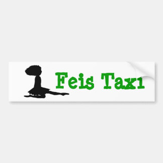 "Feis Taxi" Irish Dance Bumper Sticker
