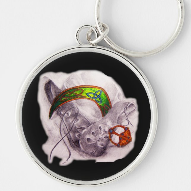 Feiseanna II on black Keychain (Front)