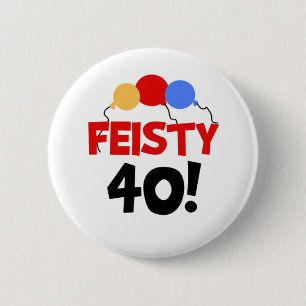 Feisty 40 2 inch round button