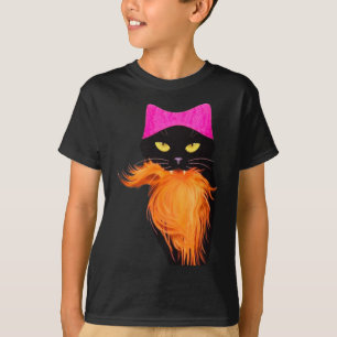 Feisty Cat Lady Funny Halloween Costume Idea Women T-Shirt