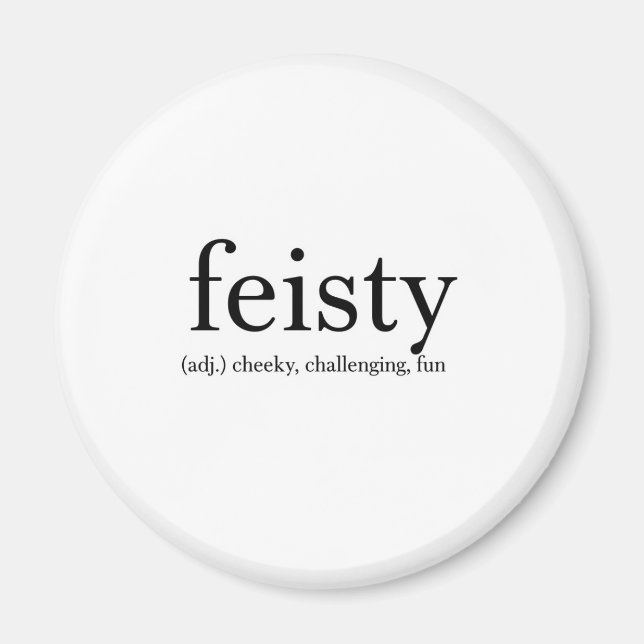 Feisty Magnet (Front)