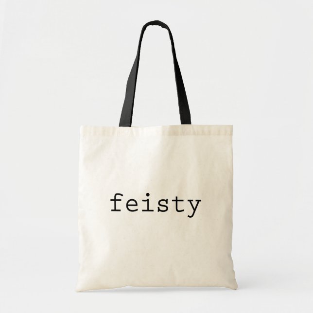 Feisty Tote Bag (Front)